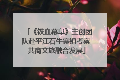 《铁血幕阜》主创团队赴平江石牛寨镇考察 共商文旅融合发展