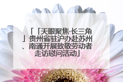 「天眼聚焦·长三角」贵州省驻沪办赴苏州、南通开展致敬劳动者走访慰问活动