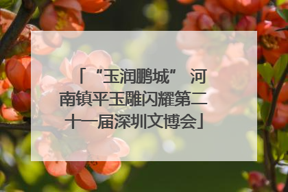 “玉润鹏城” 河南镇平玉雕闪耀第二十一届深圳文博会
