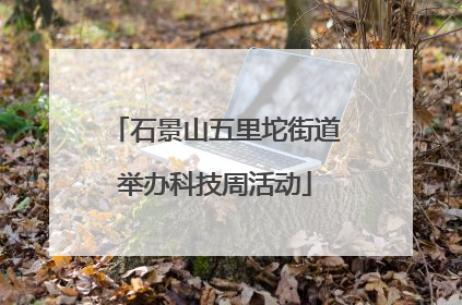 石景山五里坨街道举办科技周活动