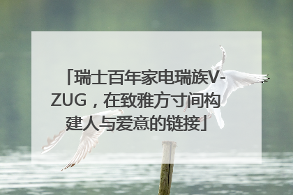 瑞士百年家电瑞族V-ZUG，在致雅方寸间构建人与爱意的链接