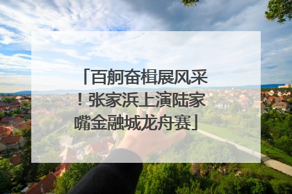 百舸奋楫展风采！张家浜上演陆家嘴金融城龙舟赛