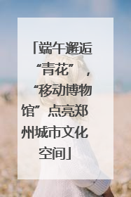 端午邂逅“青花”，“移动博物馆”点亮郑州城市文化空间