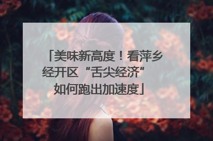 美味新高度！看萍乡经开区“舌尖经济” 如何跑出加速度