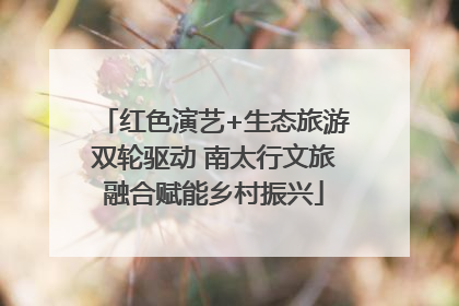 红色演艺+生态旅游双轮驱动 南太行文旅融合赋能乡村振兴