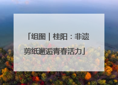 组图｜桂阳：非遗剪纸邂逅青春活力