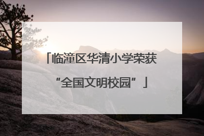 临潼区华清小学荣获“全国文明校园”