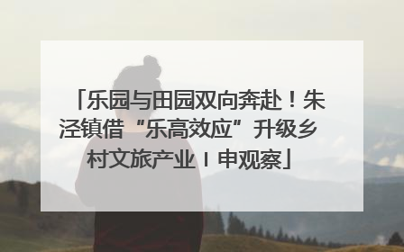 乐园与田园双向奔赴！朱泾镇借“乐高效应”升级乡村文旅产业〡申观察