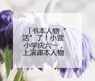 书本人物“活”了！小营小学庆六一，上演课本人物“总动员”