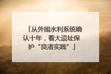从外围水利系统确认十年，看大遗址保护“良渚实践”