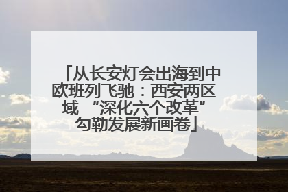 从长安灯会出海到中欧班列飞驰：西安两区域 “深化六个改革” 勾勒发展新画卷