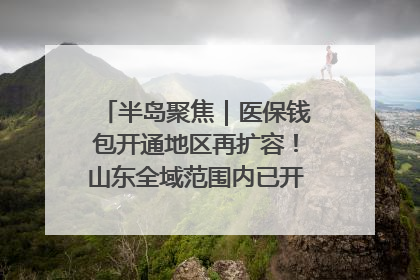 半岛聚焦｜医保钱包开通地区再扩容！山东全域范围内已开通，有何用处？如何操作？速戳→