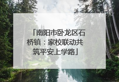 南阳市卧龙区石桥镇：家校联动共筑平安上学路