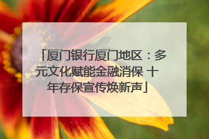 厦门银行厦门地区：多元文化赋能金融消保 十年存保宣传焕新声