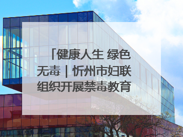 健康人生 绿色无毒｜忻州市妇联组织开展禁毒教育参观学习并开展主题党日活动