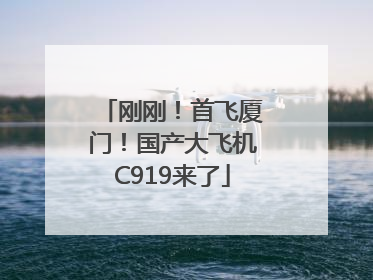 刚刚！首飞厦门！国产大飞机C919来了