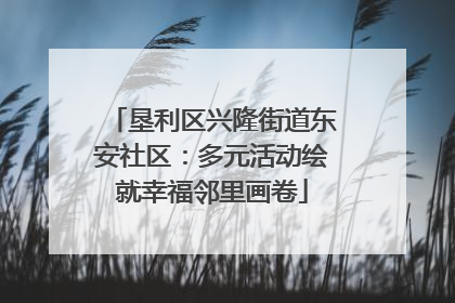 垦利区兴隆街道东安社区：多元活动绘就幸福邻里画卷