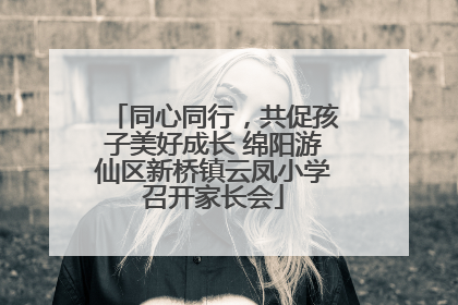 同心同行，共促孩子美好成长 绵阳游仙区新桥镇云凤小学召开家长会