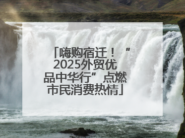 嗨购宿迁！“2025外贸优品中华行”点燃市民消费热情