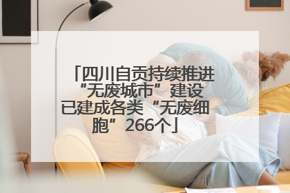 四川自贡持续推进“无废城市”建设 已建成各类“无废细胞”266个