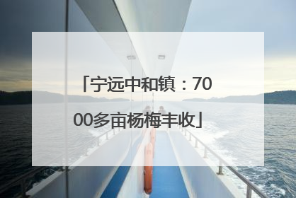 宁远中和镇：7000多亩杨梅丰收