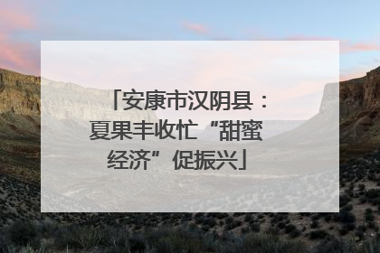 安康市汉阴县：夏果丰收忙“甜蜜经济”促振兴