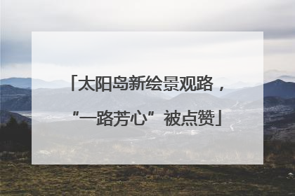 太阳岛新绘景观路，“一路芳心”被点赞