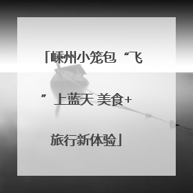 嵊州小笼包“飞”上蓝天 美食+旅行新体验