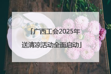广西工会2025年送清凉活动全面启动