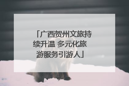 广西贺州文旅持续升温 多元化旅游服务引游人