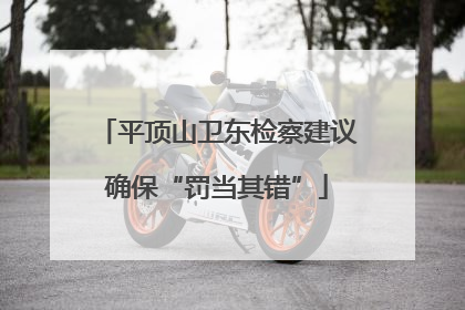 平顶山卫东检察建议确保“罚当其错”