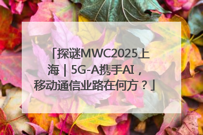探谜MWC2025上海｜5G-A携手AI，移动通信业路在何方？
