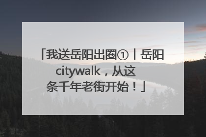 我送岳阳出圈①丨岳阳citywalk，从这条千年老街开始！
