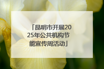 昆明市开展2025年公共机构节能宣传周活动