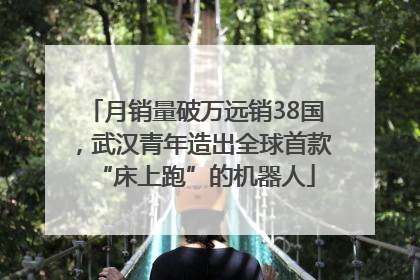 月销量破万远销38国，武汉青年造出全球首款“床上跑”的机器人