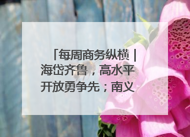 每周商务纵横｜海岱齐鲁，高水平开放勇争先；南义乌北临沂，两扇窗里观外贸