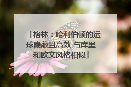 格林：哈利伯顿的运球隐蔽且高效 与库里和欧文风格相似