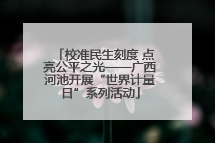 校准民生刻度 点亮公平之光——广西河池开展“世界计量日”系列活动