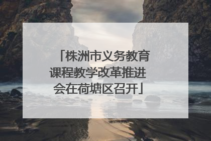 株洲市义务教育课程教学改革推进会在荷塘区召开