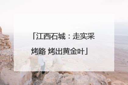 江西石城：走实采烤路 烤出黄金叶
