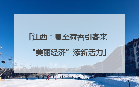 江西：夏至荷香引客来 “美丽经济”添新活力