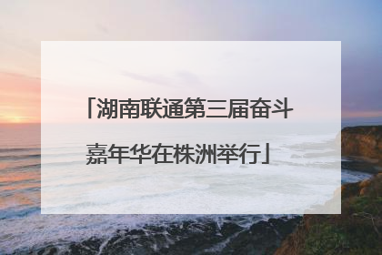 湖南联通第三届奋斗嘉年华在株洲举行