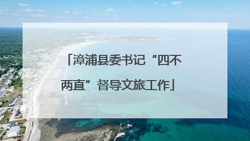漳浦县委书记“四不两直”督导文旅工作