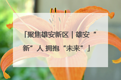 聚焦雄安新区｜雄安“新”人 拥抱“未来”