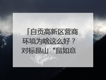 自贡高新区营商环境为啥这么好？对标昆山“昆如意”打造自贡“高兴办”｜美好生活有“盐”味