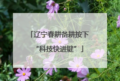 辽宁春耕备耕按下“科技快进键”