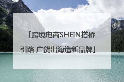 跨境电商SHEIN搭桥引路 广货出海造新品牌
