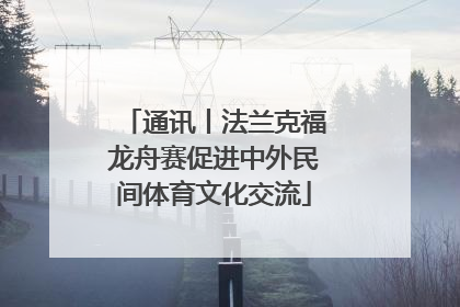 通讯丨法兰克福龙舟赛促进中外民间体育文化交流