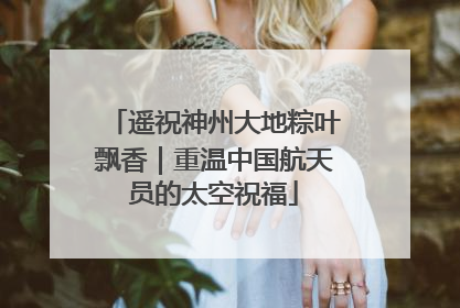 遥祝神州大地粽叶飘香｜重温中国航天员的太空祝福
