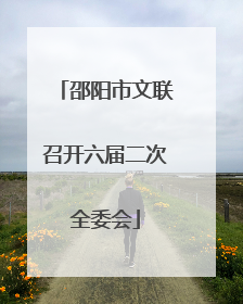 邵阳市文联召开六届二次全委会